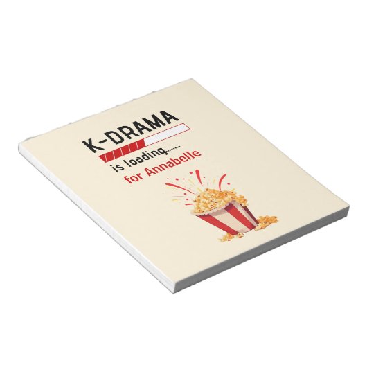 Bloc-note K-Drama is loading Personalized  (Incliné)