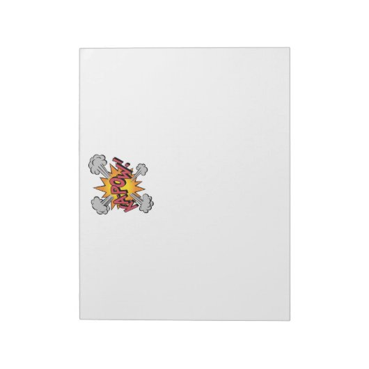 Bloc-note KA-POW ! Graphique de bandes dessinées (Tourné)