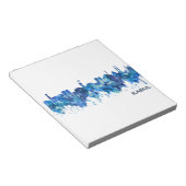 Bloc-note Kaboul Afghanistan Skyline Blue (Incliné)
