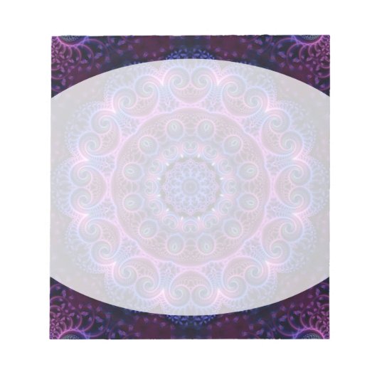 Bloc-note Kaleidoscope Apophyse Coeurs Mandala (Devant)
