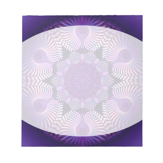 Bloc-note Kaleidoscope Apophysis Fleur I (Devant)