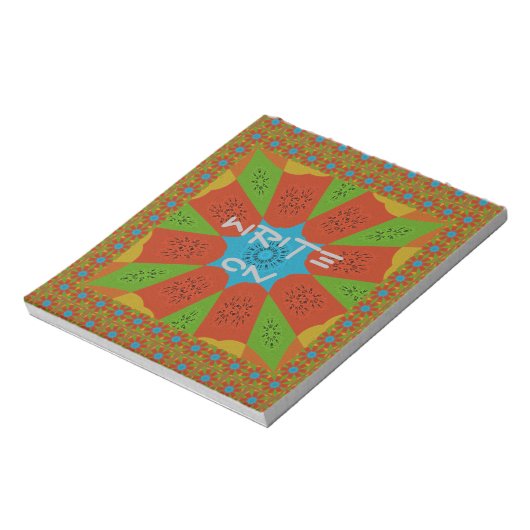 Bloc-note Kaleidoscope Bloom Une Vibrante couleur d'impressi (Tourné)