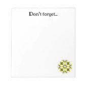 Bloc-note Kaléidoscope du premier volume art sept (Devant)