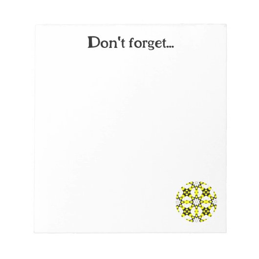 Bloc-note Kaléidoscope du premier volume art sept (Devant)