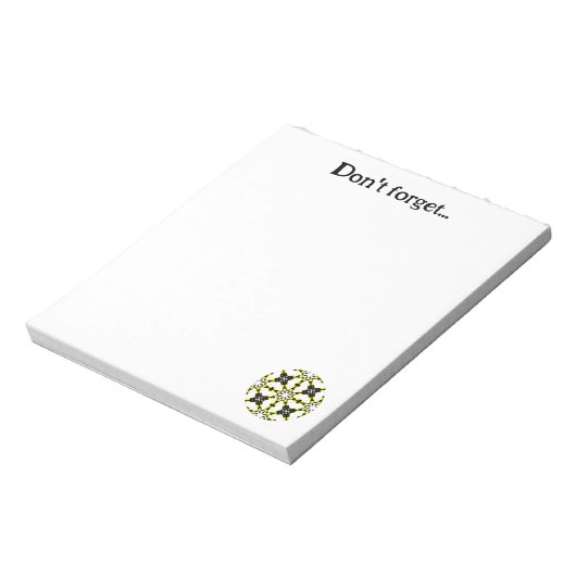 Bloc-note Kaléidoscope du premier volume art six (Tourné)