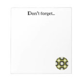 Bloc-note Kaléidoscope du premier volume art vingt et un (Devant)