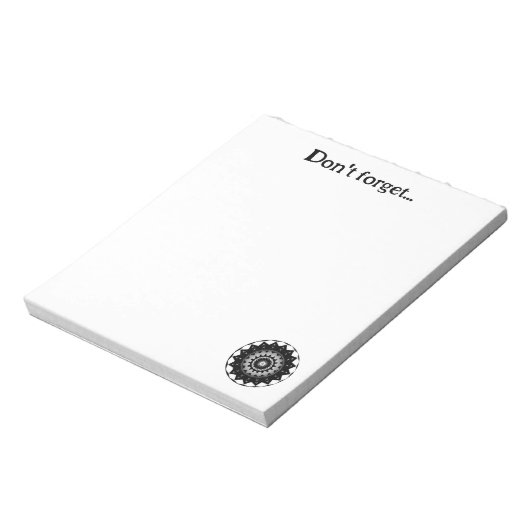 Bloc-note Kaléidoscope du premier volume art vingt-quatre (Tourné)