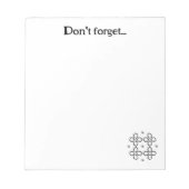 Bloc-note Kaléidoscope du premier volume dix-huit (Devant)