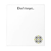 Bloc-note Kaléidoscope du premier volume douze (Devant)