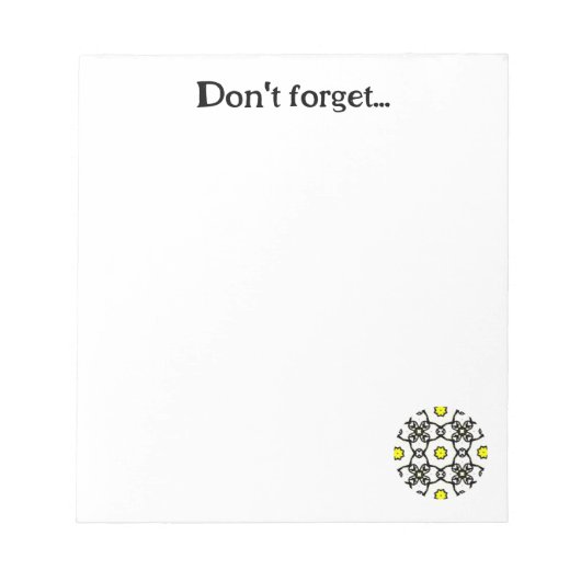 Bloc-note Kaléidoscope du premier volume douze (Devant)