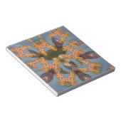 Bloc-note Kaleidoscope Giraffe Mandala : Safari Art Abstrait (Incliné)