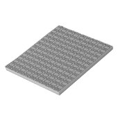 Bloc-note Kaléidoscope gris (Tourné)