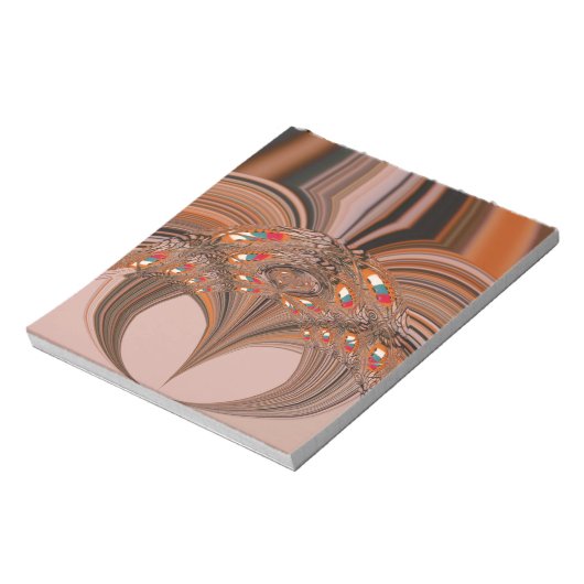 Bloc-note Kaleidoscope noir africain Design d'impression (Tourné)