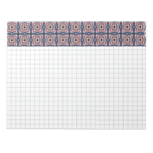 Bloc-note Kaléidoscope patriotique de bannière étoilée