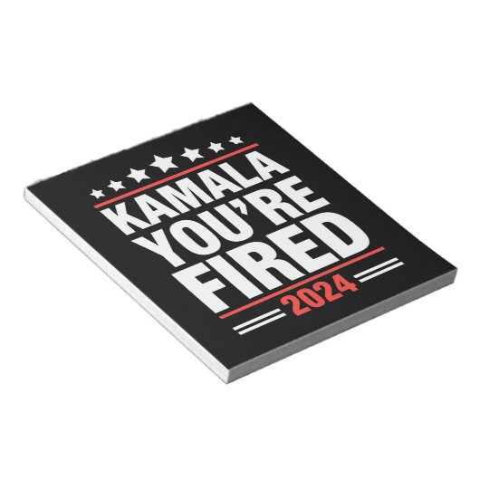 Bloc-note Kamala Vous êtes Virée Kamala Harris 2024 (Incliné)