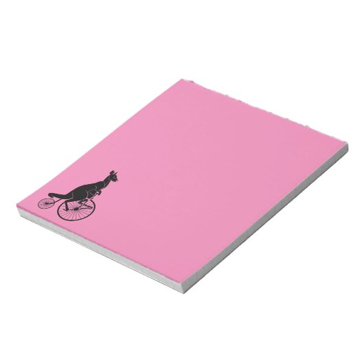 Bloc-note Kangaroo faire du vélo (Tourné)