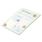 Bloc-note Kawaii Cabybara Doodle Daily Planificateur À Faire (Incliné)