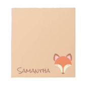 Bloc-note "Kawaii Fox" (Devant)
