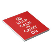 Bloc-note keep calm and carry on original (Incliné)