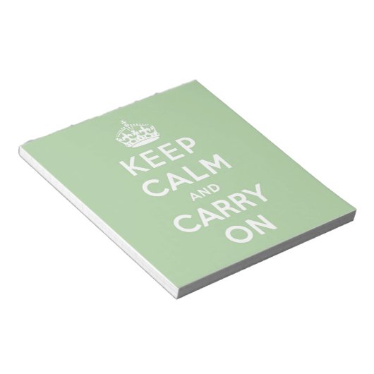 Bloc-note keep calm and carry on original (Incliné)