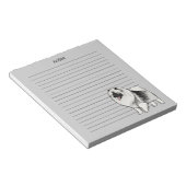 Bloc-note Keeshond avec Texte Personnalisable (Incliné)