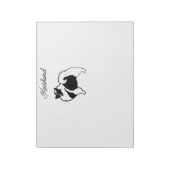 Bloc-note Keeshond Graphics - Cute Original Chig Art (Tourné)