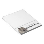 Bloc-note Keeshond Maman (Incliné)