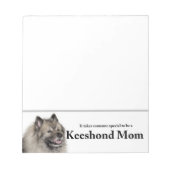 Bloc-note Keeshond Maman (Devant)