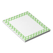 Bloc-note Kelly Green Quatrefoil Motif (Incliné)