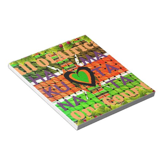 Bloc-note Kenya Hakuna Matata (Incliné)