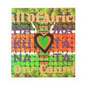 Bloc-note Kenya Hakuna Matata (Devant)