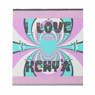 Bloc-note Kenya Heart Art : I Love Kenya