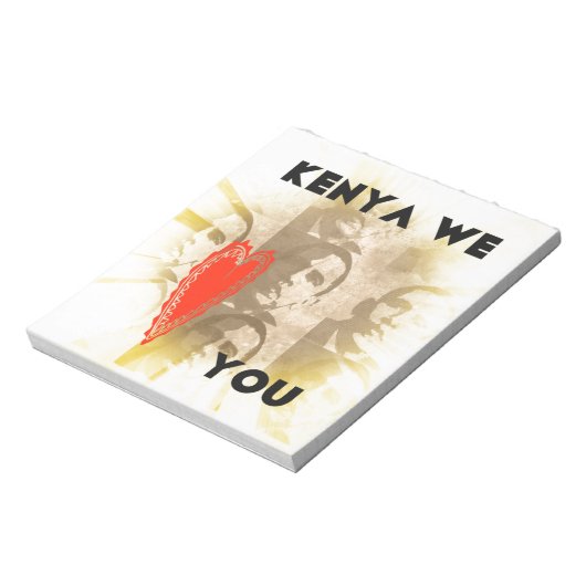 Bloc-note Kenya Nous Vous Aimons (Tourné)