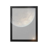 Bloc-note Kepler-186f Orbitant Une Étoile Éloignée. (Tourné)