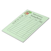 Bloc-note Kids Reading Record Homeschool Reading Books (Incliné)
