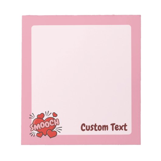 Bloc-note Kissing Comic Sound Effect (Devant)