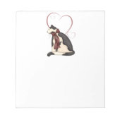 Bloc-note Kitty Chat avec Coeur Photo (Devant)