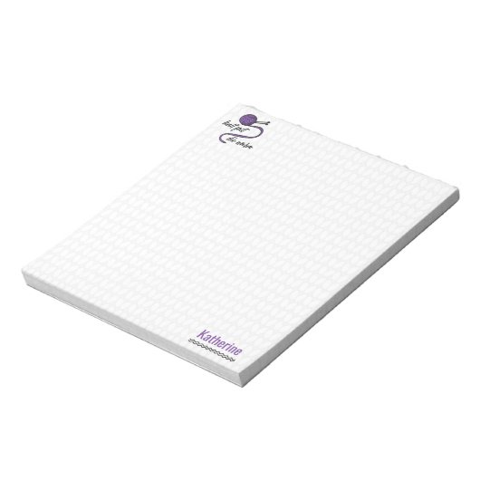 Bloc-note Knit Violet Rapide, Mourir Chaud (Tourné)