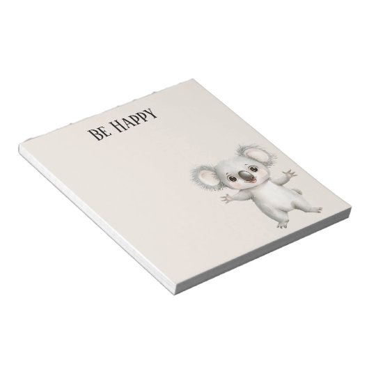 Bloc-note Koala Heureux (Incliné)