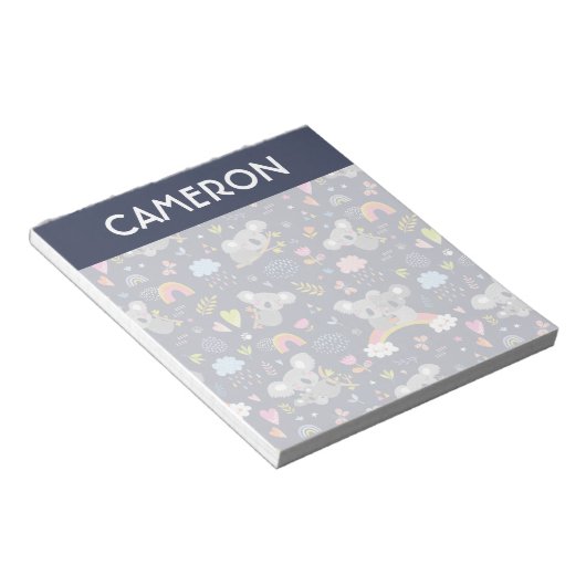 Bloc-note Koala Rainbow Love Motif (Incliné)
