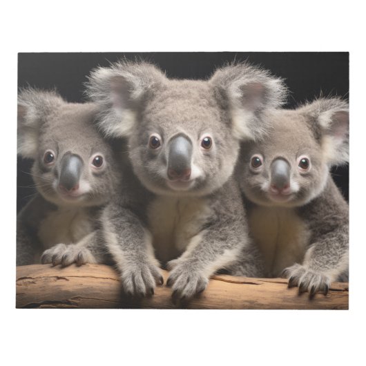 Bloc-note Koala Wild Animal Portrait Nature Beauté (Devant)