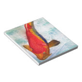 Bloc-note Kohaku Koi poisson japonais aquarelle art (Incliné)