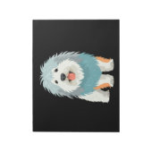 Bloc-note Komondor Vector Art aux couleurs vives (Tourné)
