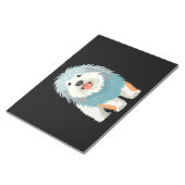 Bloc-note Komondor Vector Art aux couleurs vives (Incliné)