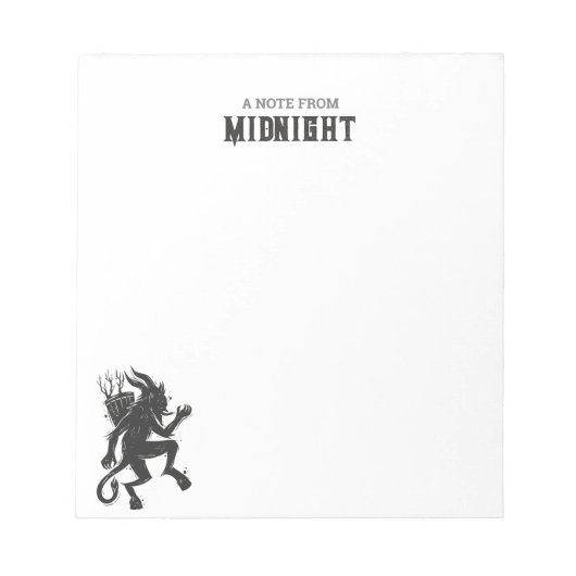 Bloc-note Krampus (Devant)