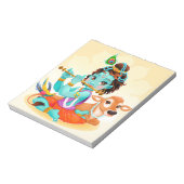 Bloc-note Krishna Indian God playing (Tourné)