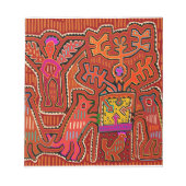 Bloc-note Kuna Shaman Peyote Ritual - SCOTUS coupe mes droit (Devant)