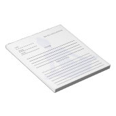 Bloc-note Kundenspezifischer Yoga Energie Wellness (Incliné)