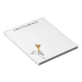 Bloc-note Kung Fu giraffe (Incliné)