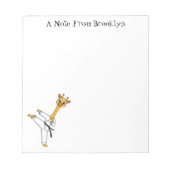 Bloc-note Kung Fu giraffe (Devant)